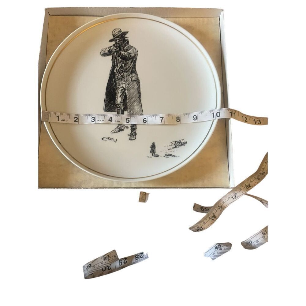Limited Series Plate “The Stage Robber” Montana’s Wild West Frontier - Picture 2 of 12